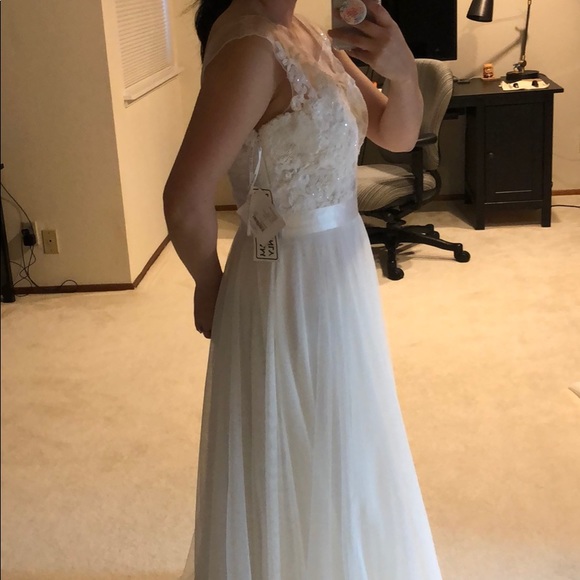 Watters & Watters Wedding Dress NWOT (Unaltered) - Picture 6 of 7